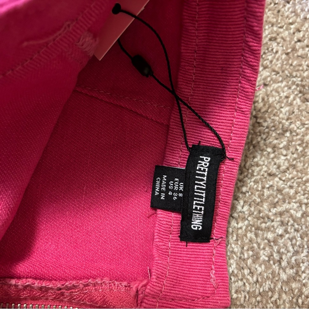 PrettyLittleThing Pink Mini Skirt